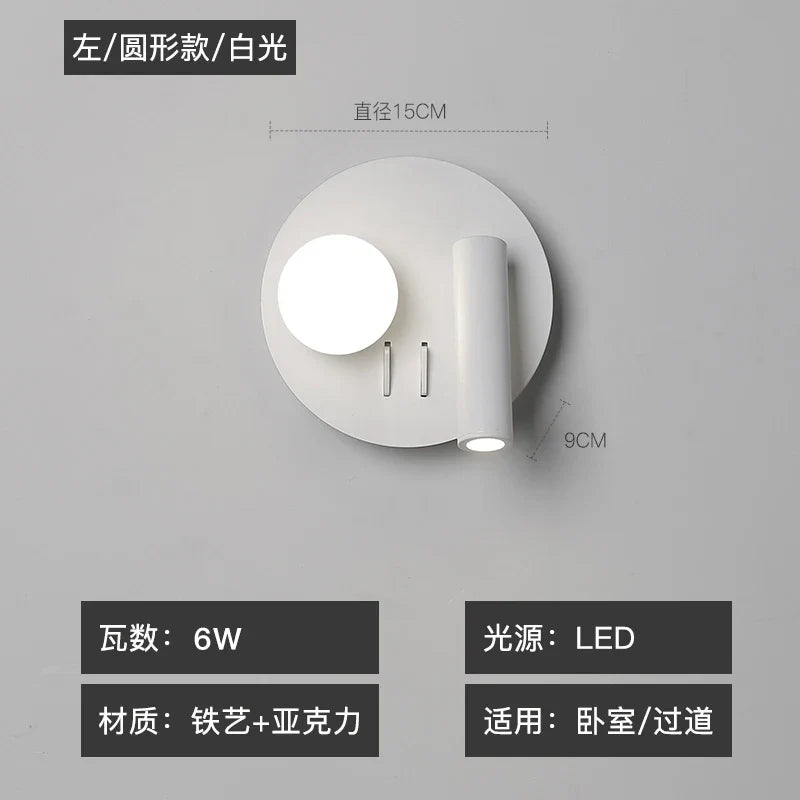 Applique murale moderne rotative à led pour intérieur décoratif Ulysse Prélude - Esprit Contemporain & Décor Élégant