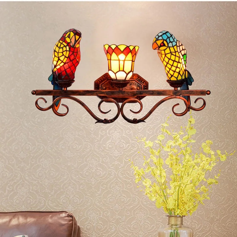 Applique murale — LED tiffany pour décoration intérieure originale