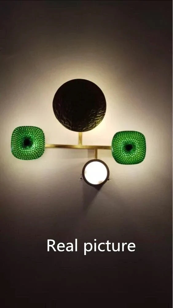 Applique murale — LED vintage en cuivre pour décoration intérieure