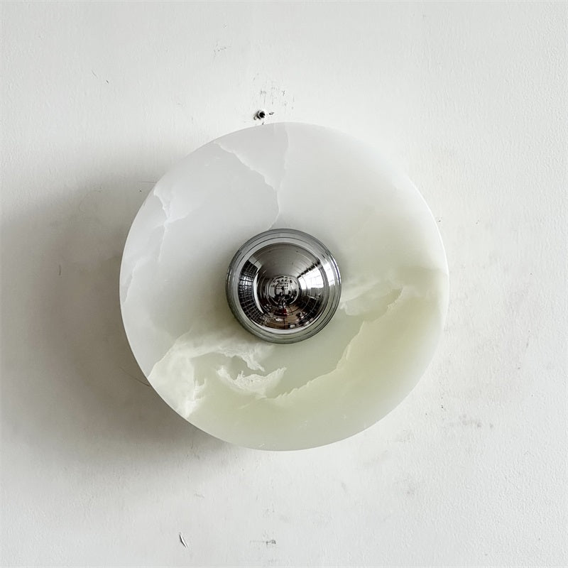 Arsole Applique Murale Ronde en Jade et Métal Moderne Minimaliste - Neutralighting