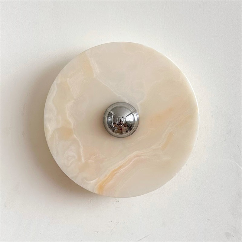 Arsole Applique Murale Ronde en Jade et Métal Moderne Minimaliste - Neutralighting