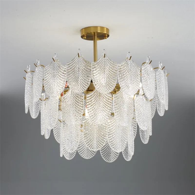 Lustre — De luxe en verre pour décoration intérieure élégante et moderne