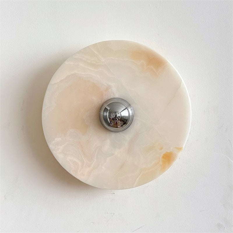 Arsole Applique Murale Ronde en Jade et Métal Moderne Minimaliste - Neutralighting