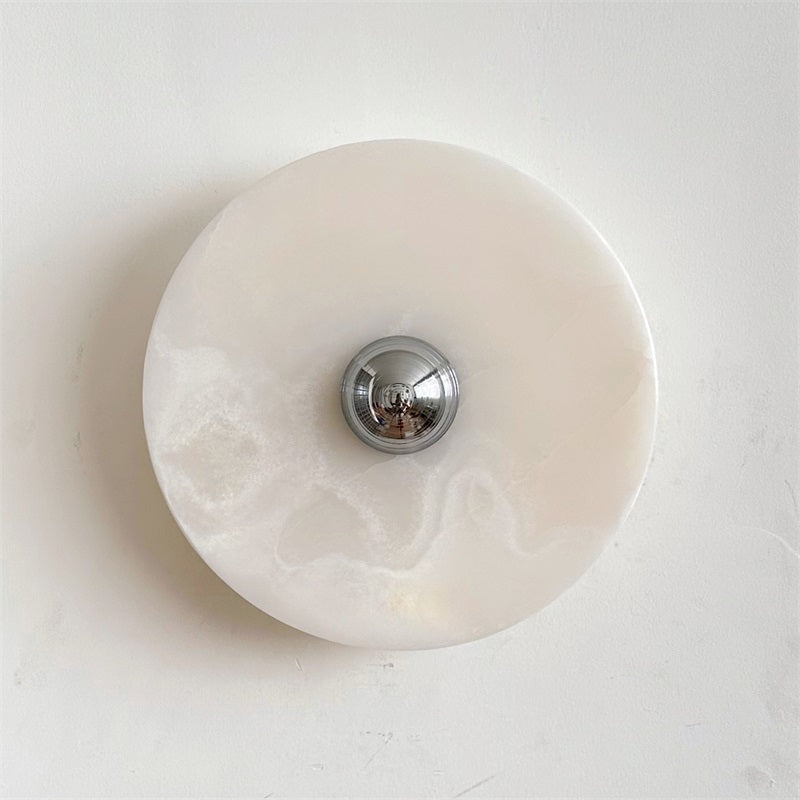 Arsole Applique Murale Ronde en Jade et Métal Moderne Minimaliste - Neutralighting
