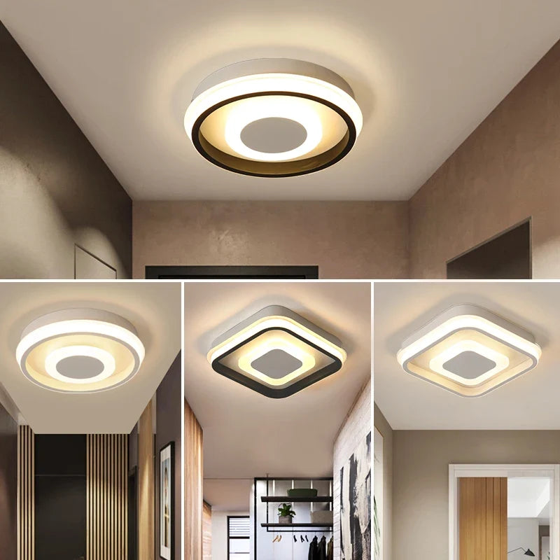 Plafonnier — Allée LED plafonnier pour couloir balcon chambre éclairage AC110V AC220V moderne nordique intérieur lumières cuisine luminaires luminaria