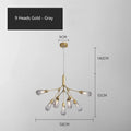 Lustre — Luciole design post-moderne pour intérieur élégant et créatif
