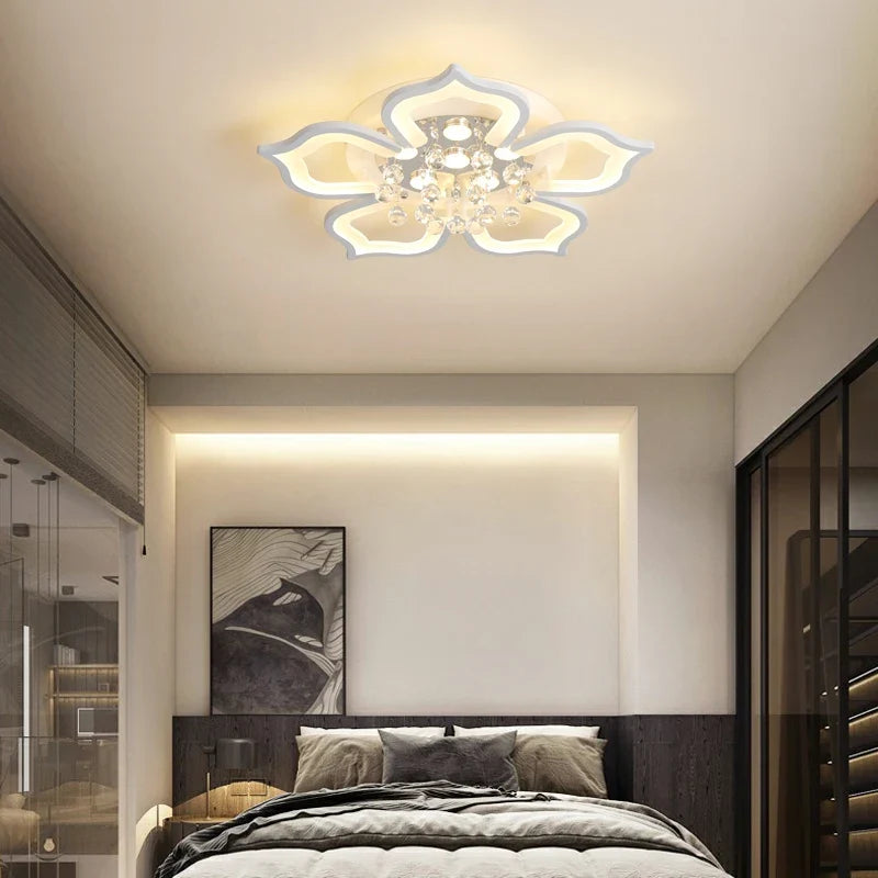 Plafonnier led créatif creux sculpté luxueux luminaire intérieur décoration Eugène Horizon - Un Accent Sculptural Élégant