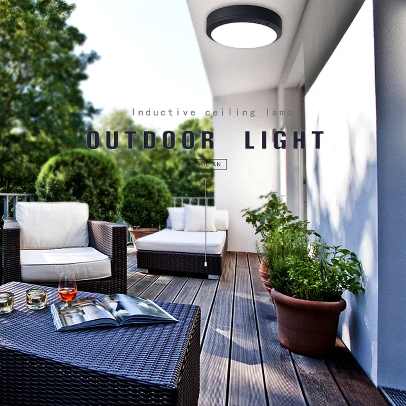 Plafonnier extérieur étanche pour éclairage jardin balcon porche Aloïs Rumeur en Aluminium - Éclairage Extérieur & Décor Soigné
