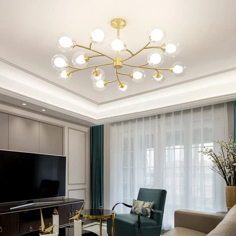 Suspension — LED moderne nouvelle lampe suspension moléculaire nordique