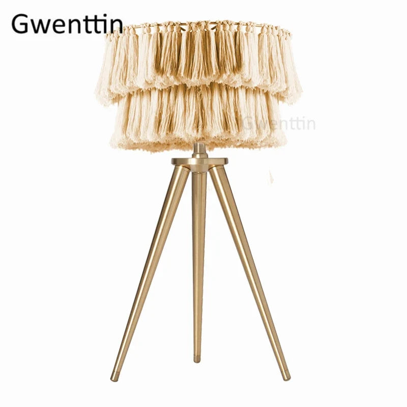 Lampadaire — Créatif en fil de soie avec trépied nordique décoratif