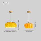 Arisha Citrouille Suspension Jaune Résin Chambre à Coucher Salle à Manger - Neutralighting