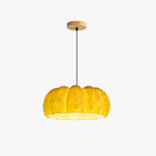 Arisha Citrouille Suspension Jaune Résin Chambre à Coucher Salle à Manger - Neutralighting