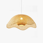 Ritta Tissu Osier Suspension Bambou Chambre à Manger Salle à Manger - Neutralighting