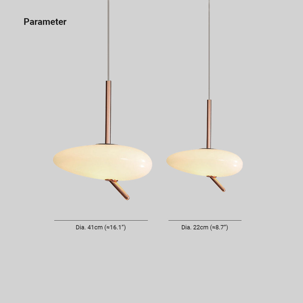 Oneli Suspension Galet Doré Rosé - Neutralighting