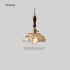 Valentina Moderne LED Suspension Bois Métal/Verre Chambre À Coucher - Neutralighting