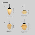 Valentina Minimaliste LED Suspension Verre Salon/Salle À Manger - Neutralighting