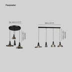 Valentina Moderne Suspension Verre Salle d'Étude/Salle À Manger - Neutralighting