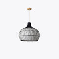 Ritta Moderne LED Suspension Rotin Salon/Chambre À Coucher - Neutralighting