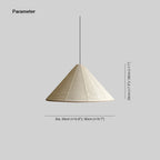 Avi Moderne Conique Métal/Papier Suspension Chambre à Coucher - Neutralighting