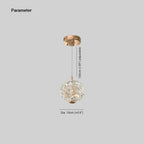 Kristy Luxe LED Suspension Cristal Salon - Neutralighting