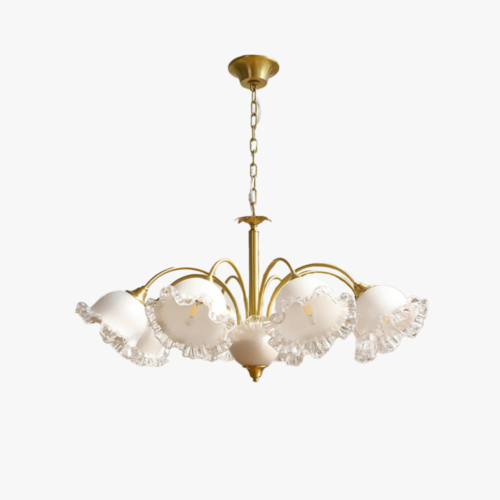 Arisha Rétro LED Métal Verre Lustre Salon Chambre à Coucher - Neutralighting