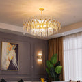 Kristy Luxueux Classique Lustre Métal Verre Salon - Neutralighting
