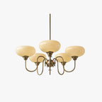 Arisha Vintage LED Métal Verre Lustre Salon - Neutralighting