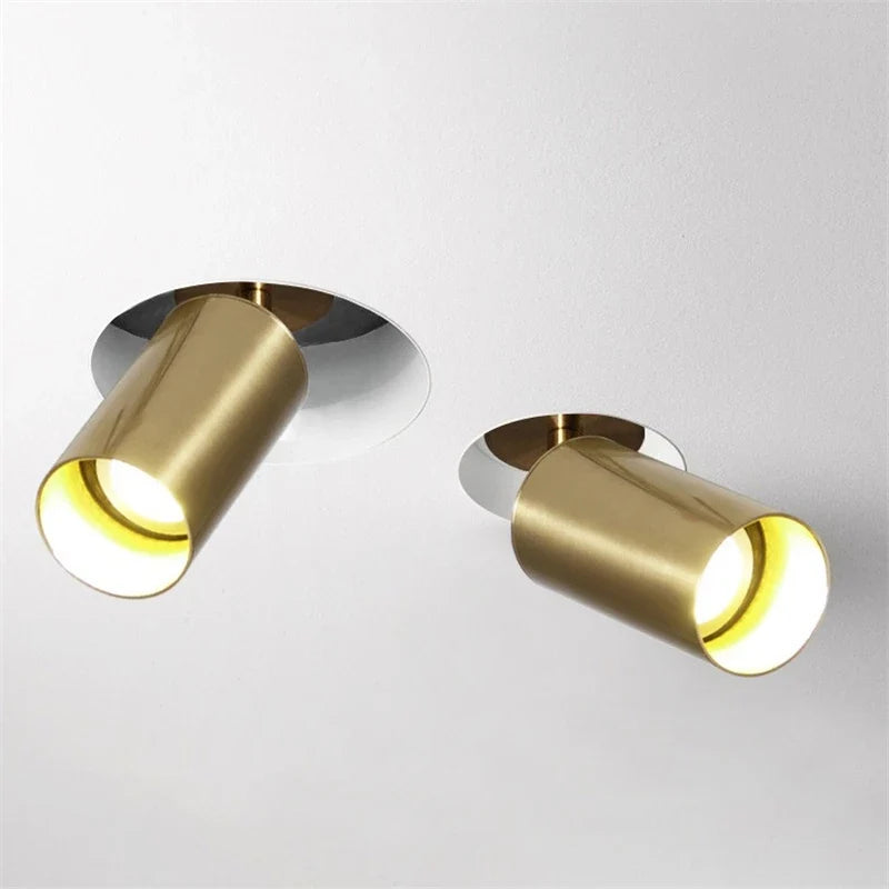 Spot Lampe plafond LED dorée Rosalie Cime - Une Touche Élégante dans le Décor