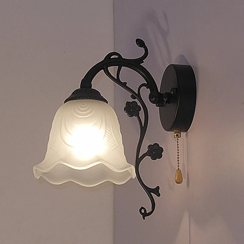 Applique murale — Vintage en verre pour intérieur et extérieur