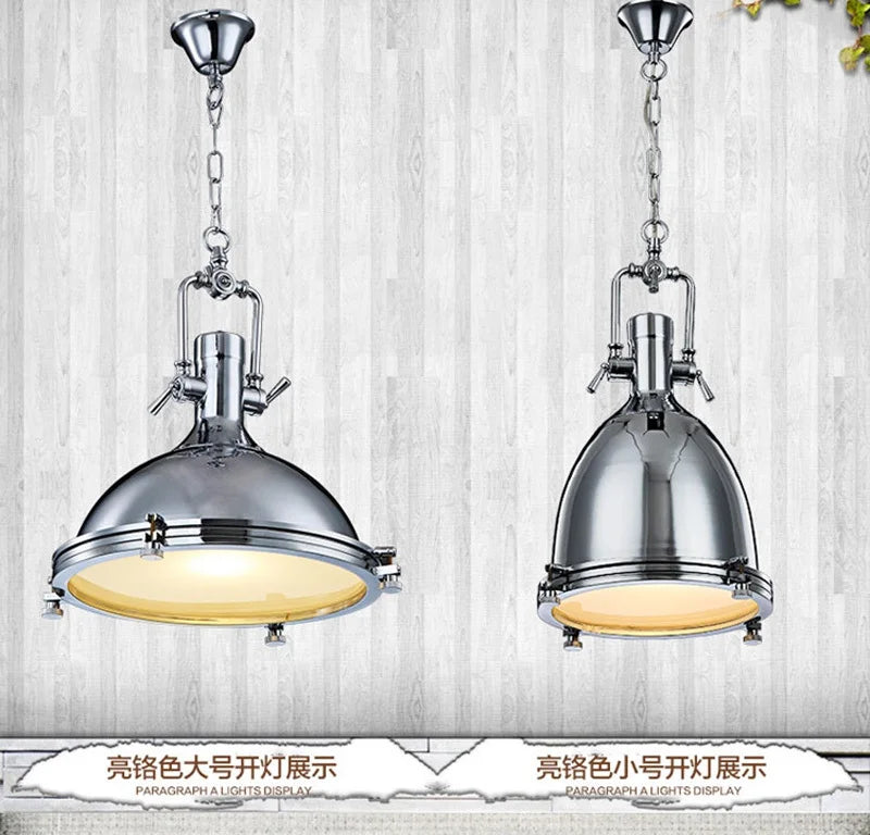 Lustre — Industriel en fer style nordique pour cadeaux de nouvel an