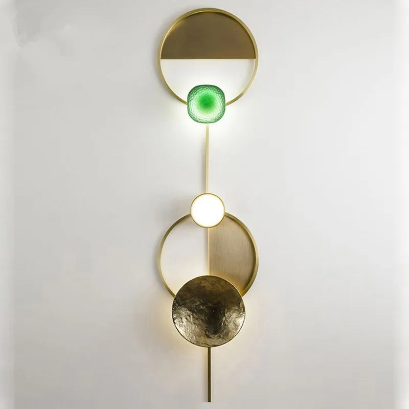 Applique murale — LED vintage en cuivre pour décoration intérieure