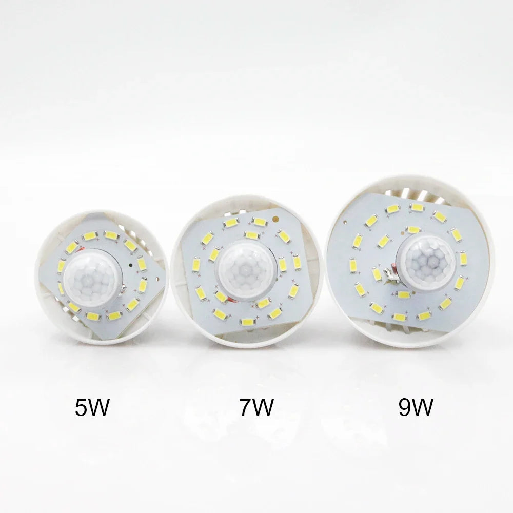 capteur de mouvement infrarouge avec lampe à led intelligente