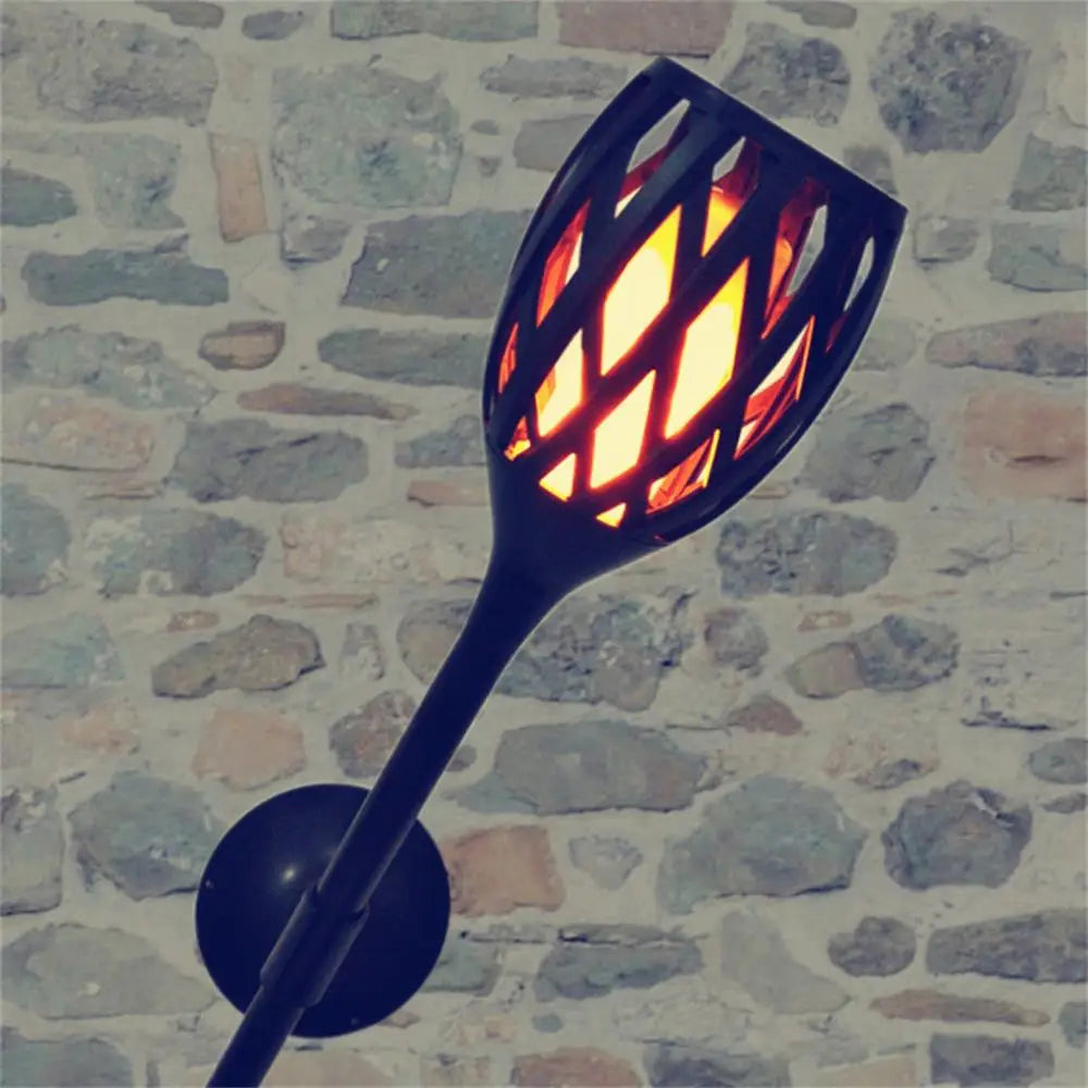 lampe led solaire étanche pour décoration de jardin vacillante