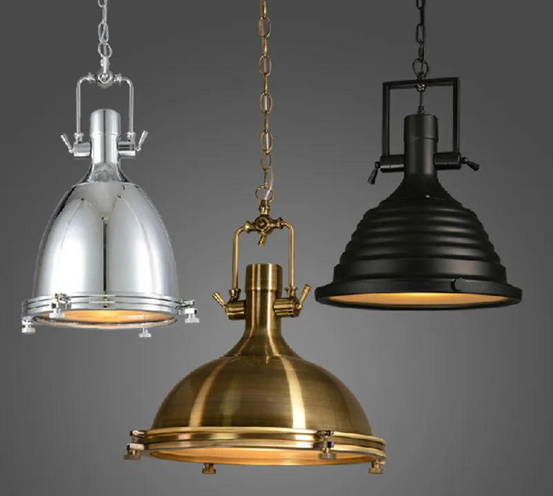 Lustre — Industriel en fer style nordique pour cadeaux de nouvel an