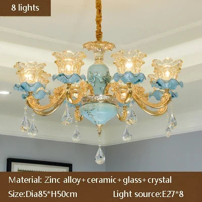 Lustre — Sol duplex style européen céramique