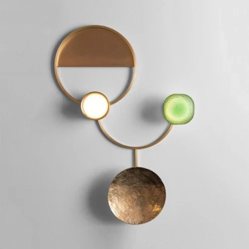 Applique murale — LED vintage en cuivre pour décoration intérieure
