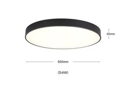 Plafonnier — Moderne nordique en cuivre LED acrylique iwhd