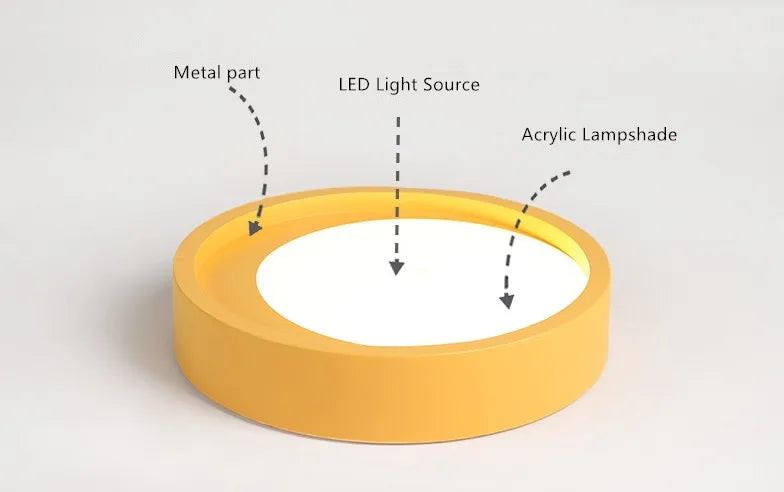 Plafonnier moderne à led pour chambre d'enfant et salon Héloïse Estampe - Esprit Contemporain & Décor Élégant