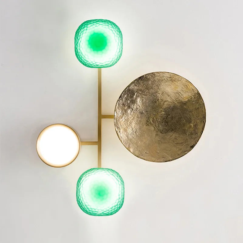 Applique murale — LED vintage en cuivre pour décoration intérieure