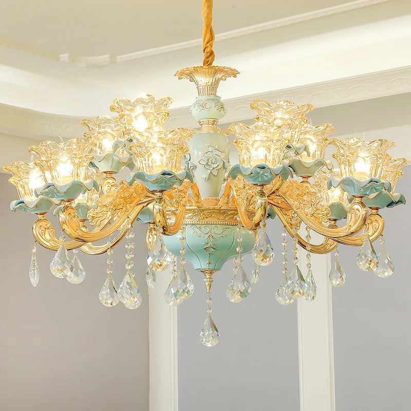 Lustre — Sol duplex style européen céramique