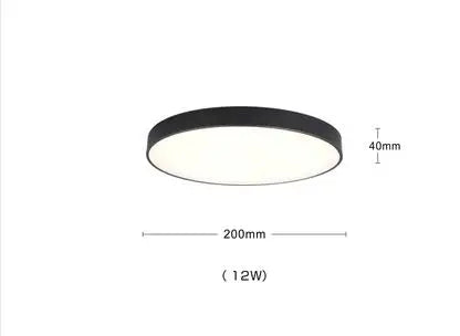 Plafonnier — Moderne nordique en cuivre LED acrylique iwhd