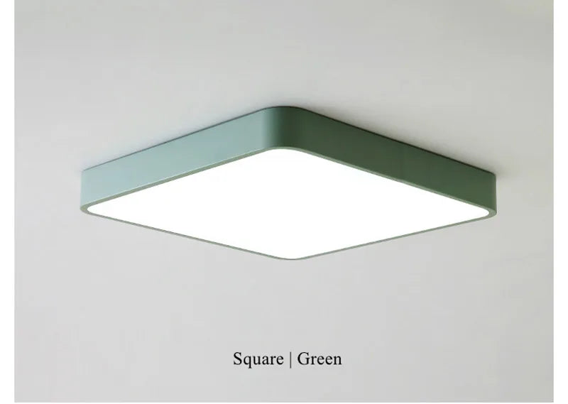 Plafonnier led carré surface monté avec télécommande luminaire Diane Sérénade - Une Silhouette Graphique Affirmée