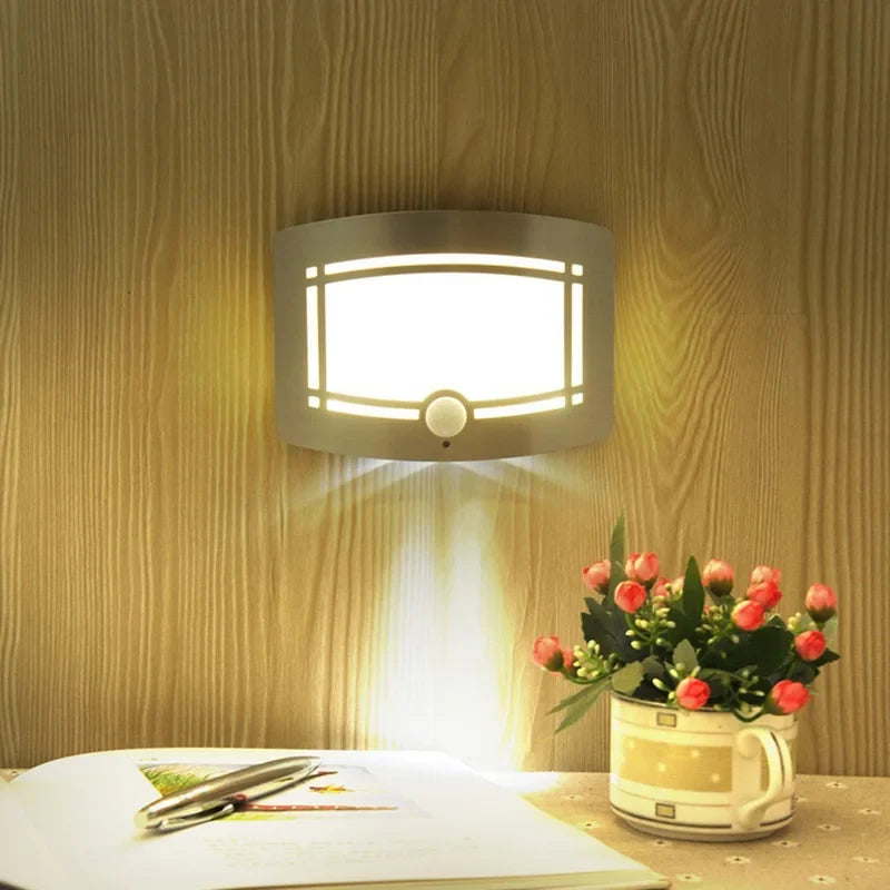 applique murale led avec détecteur de mouvement alimentée par batterie