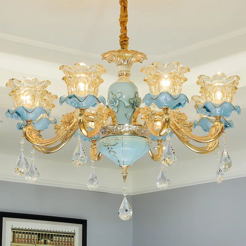 Lustre — Sol duplex style européen céramique