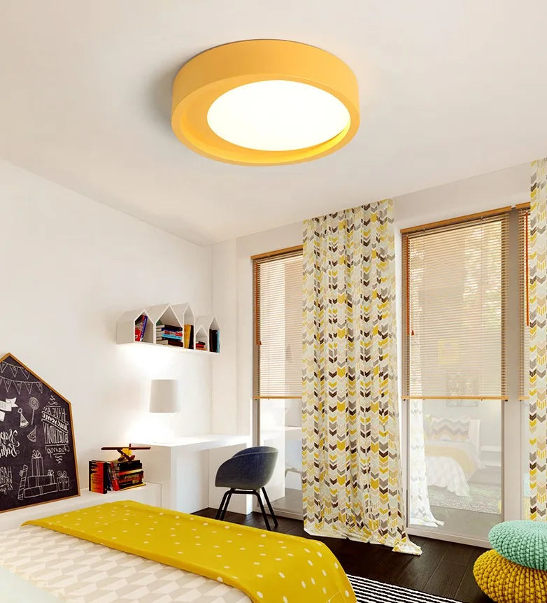 Plafonnier moderne à led pour chambre d'enfant et salon Héloïse Estampe - Esprit Contemporain & Décor Élégant