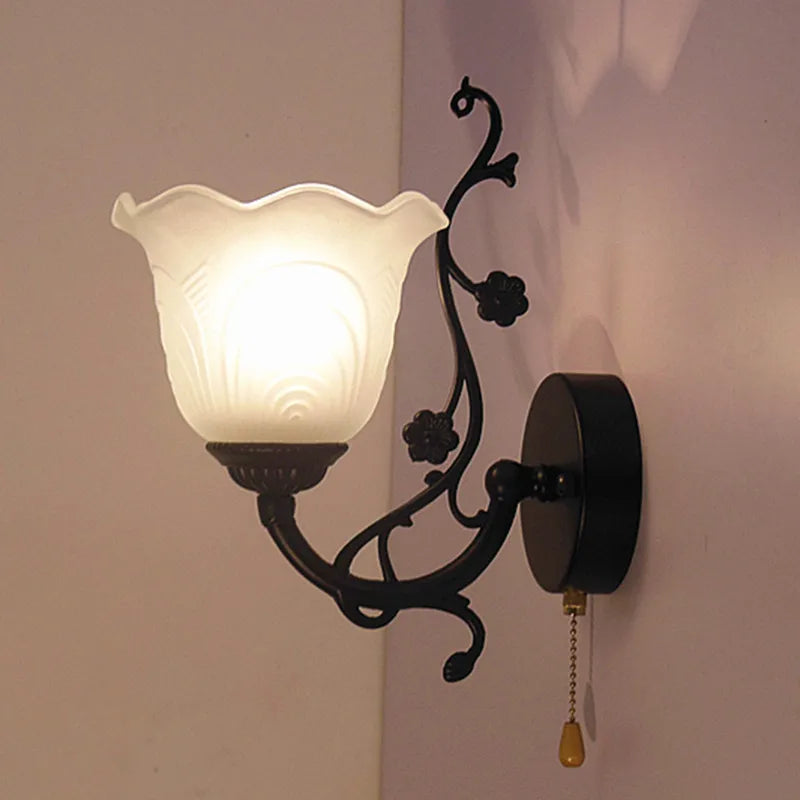 Applique murale — Vintage en verre pour intérieur et extérieur