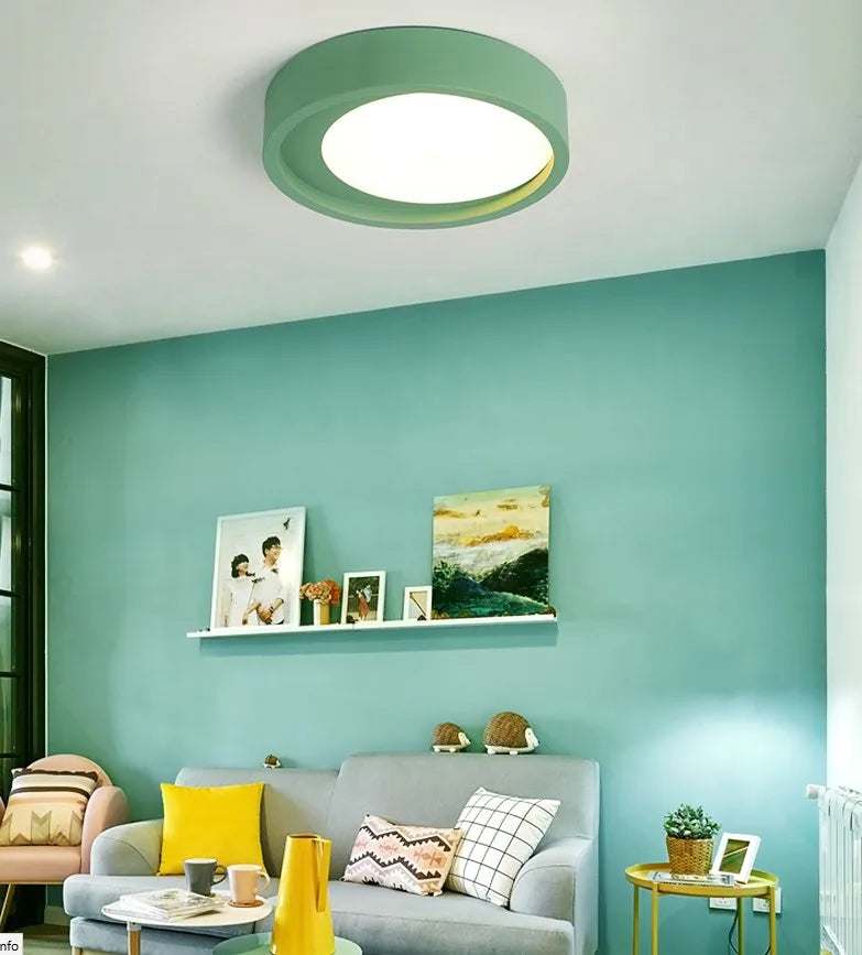 Plafonnier moderne à led pour chambre d'enfant et salon Héloïse Estampe - Esprit Contemporain & Décor Élégant