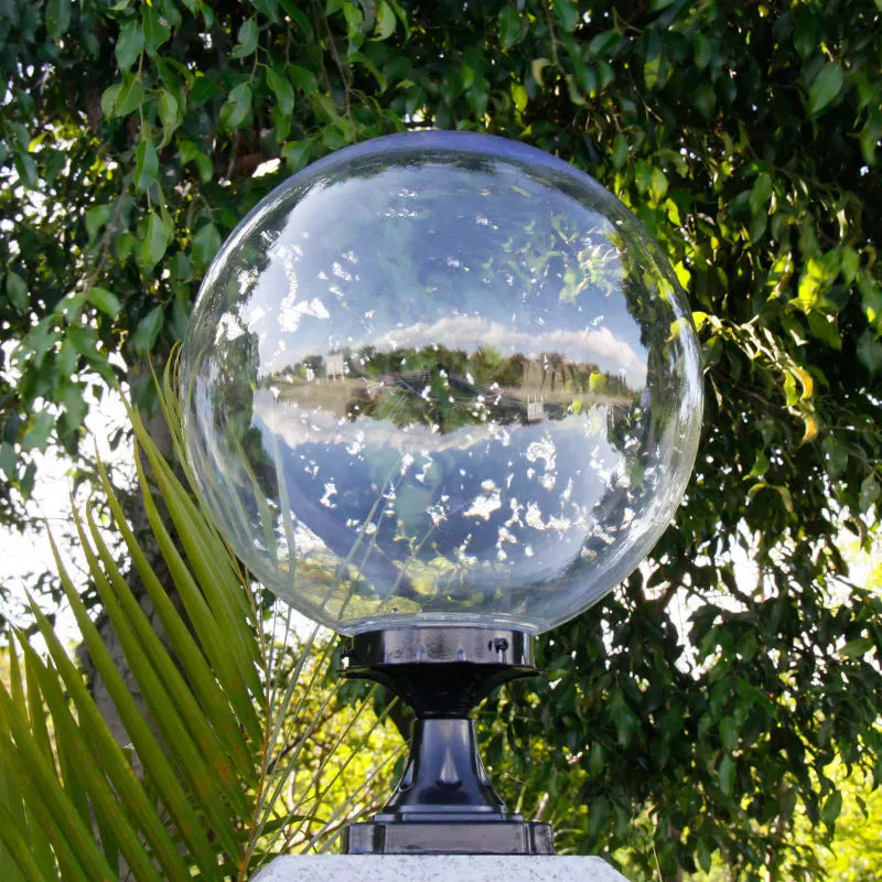 lampe pilier extérieure boule décorative pour éclairage jardin