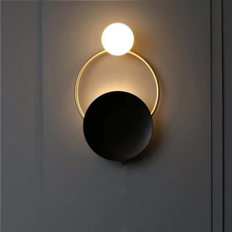 Applique murale — LED vintage en cuivre pour décoration intérieure