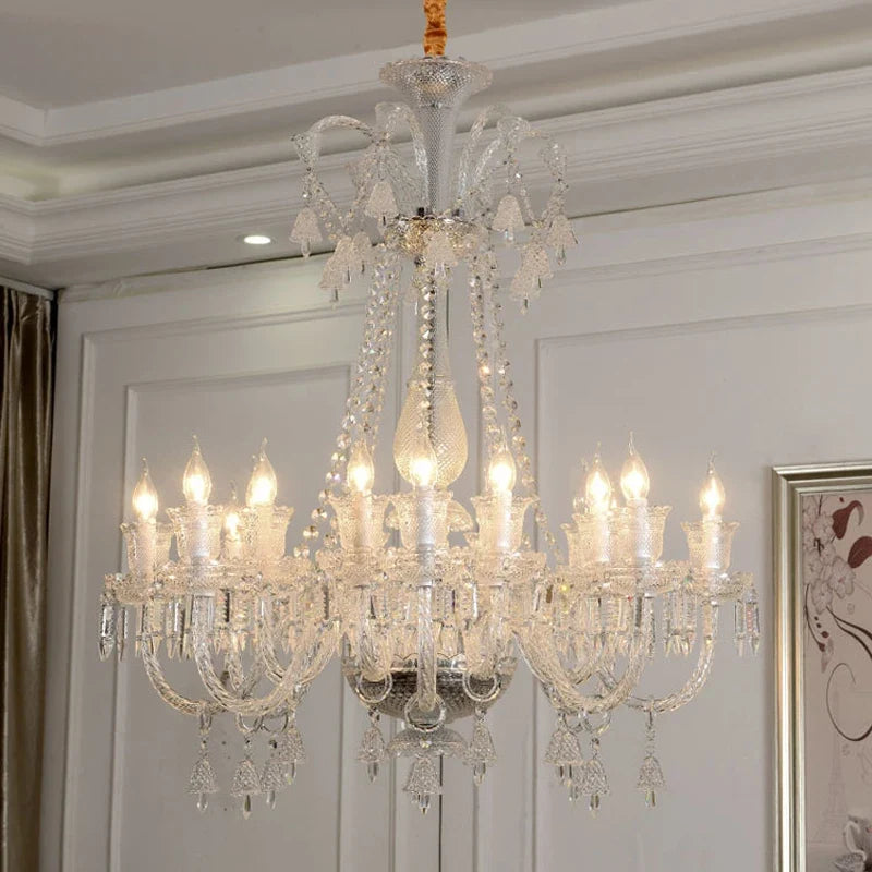 Lustre — En cristal à LED pour un éclairage de luxe modernisé
